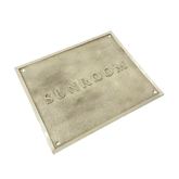 Premium Engraved Brass Plaques | Custom Room Signs RBP124